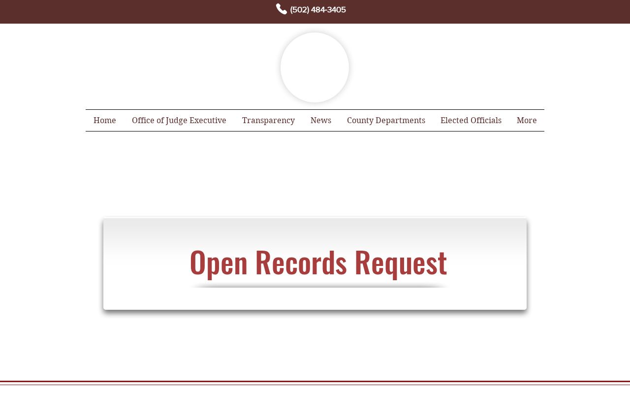Owen County arrest record request fees and custodian instructions