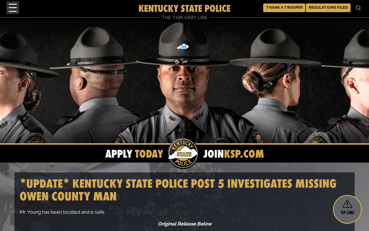 Kentucky State Police Post 5 Owen County arrest news source